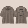 Washed Polo T shirt