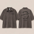 Washed Polo T shirt