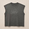 Washed Sleeve Less